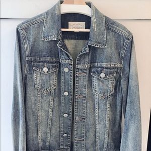 AllSaints Classic Blue Denim Jacket Medium